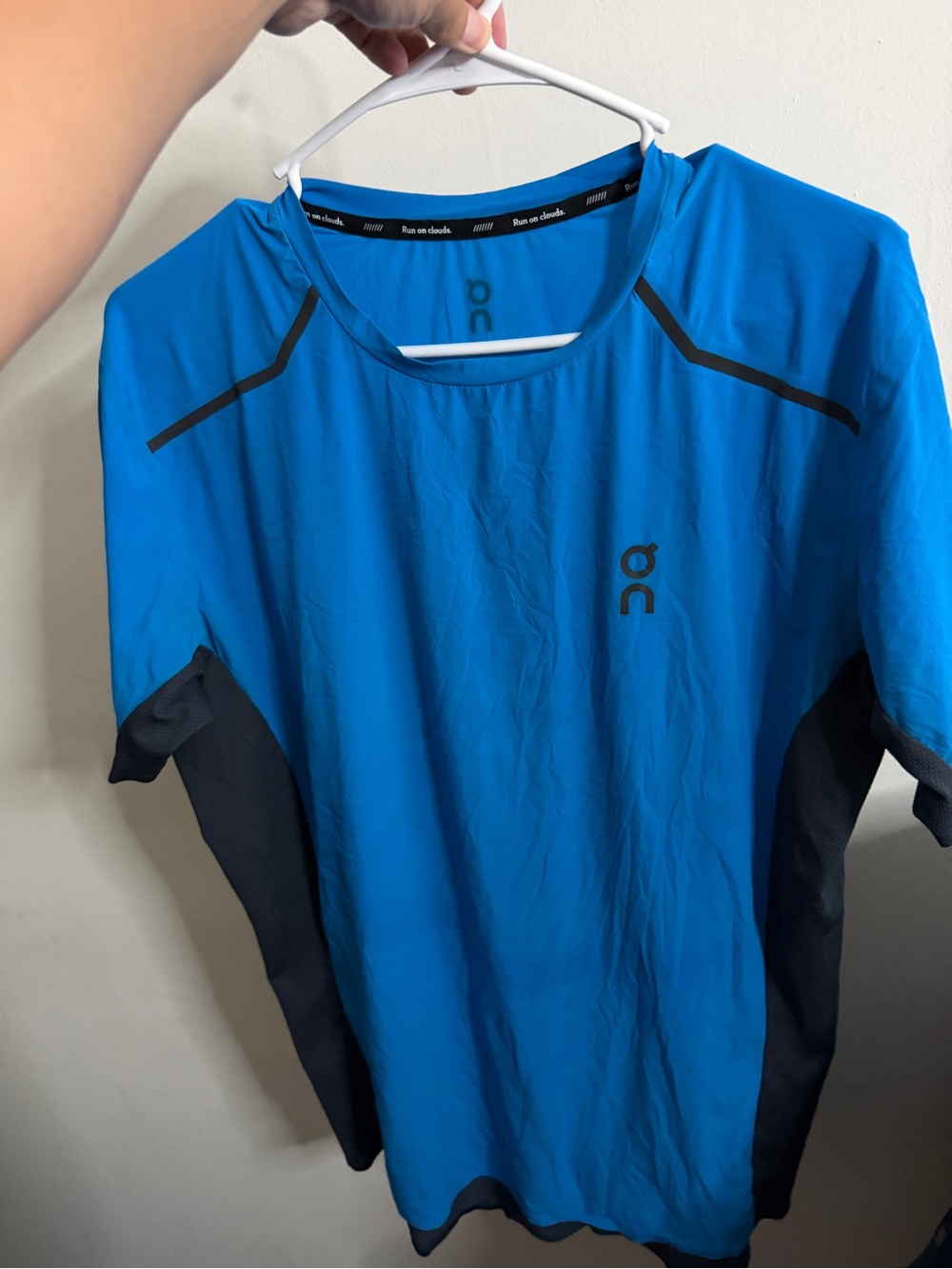 On Running Performance-T Men’s M Malibu Navy Blue Running Shirt